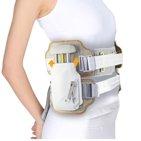 Naviocean Lumbar Tractor Traction Lumbar Decompression Device Belt Tractor Posture Correctors for Correcting Support Back Spinal Back Pain