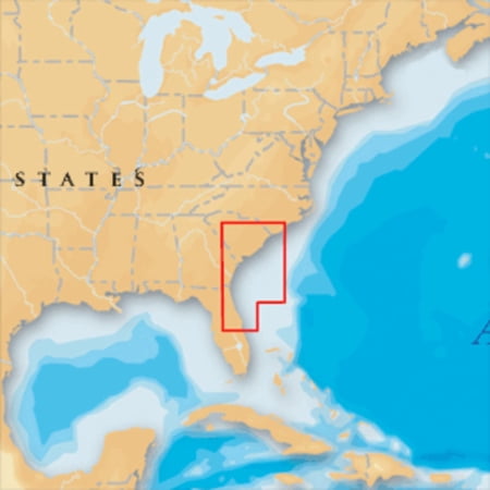Platinum Plus South Carolina and North Florida Marine Map