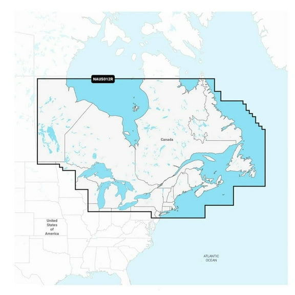 Navionics 010C146630 Marine Navigation Chart Canada East and Great Lakes Navionics Plus