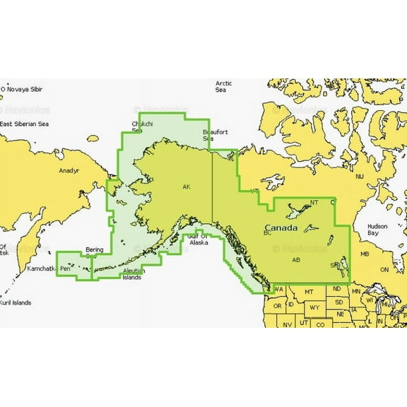 Navionics Platinum+ NPUS013R Canada, West and Alaska microSD 010-C1467-40