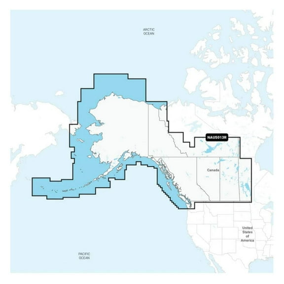 Navionics NAUS013R - Canada, West  Alaska - Navionics+ [010-C1467-30]