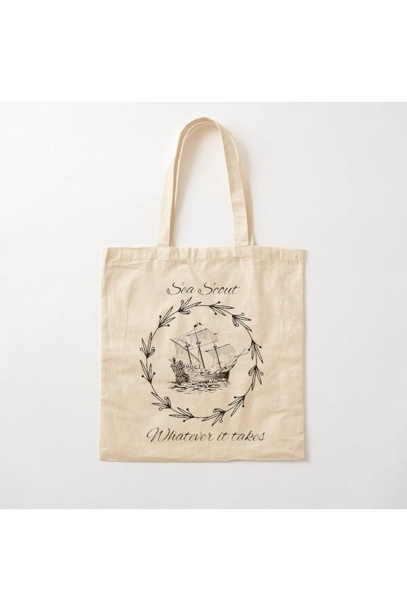 Navire Sea Scout, Design Vintage, Tout Ce Qu Il Faut Canvas Tote Bags, Reusable Shopping Bag