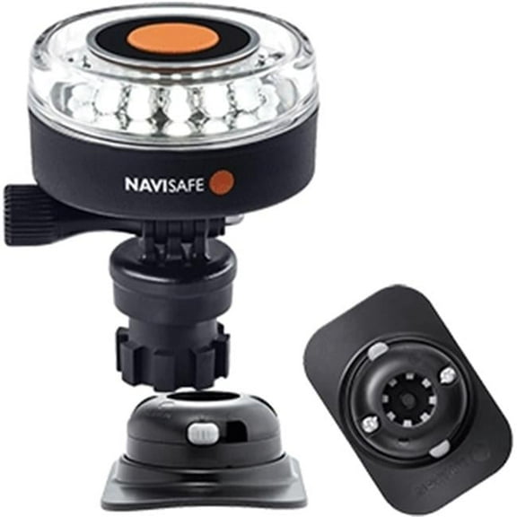 Navisafe 040KIT2 Navilight 360 deg 2nm White with Navimount Base & RIB Mount - Black