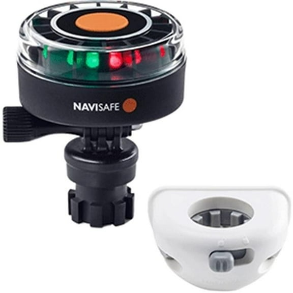 Navisafe 340KIT6 Navilight 2nm Tricolor with Navimount Base & Vertical Mount - White