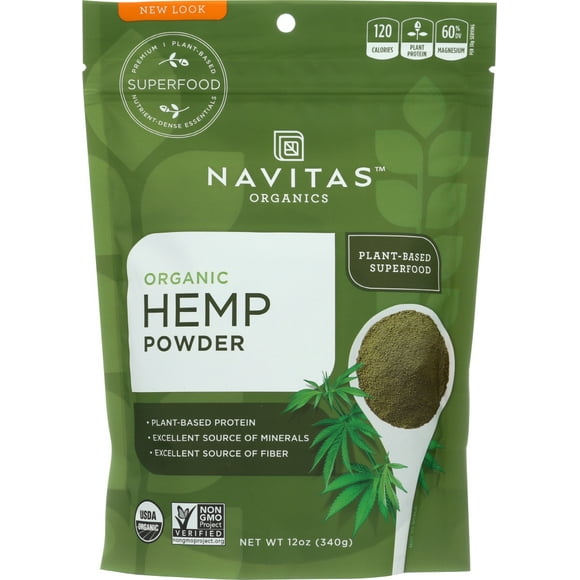 Navitas Naturals Hemp Powder, Organic - Hemp - Raw, 12 oz