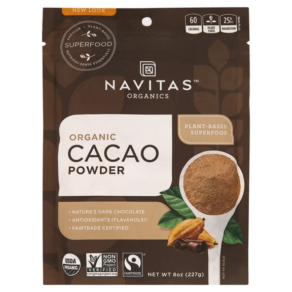 Navitas Naturals Organic Cacao Powder, 8 Ounce Pouch