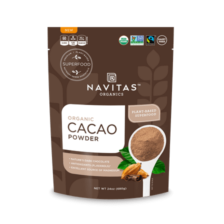 Navitas Organics Cacao Powder, 24 oz.