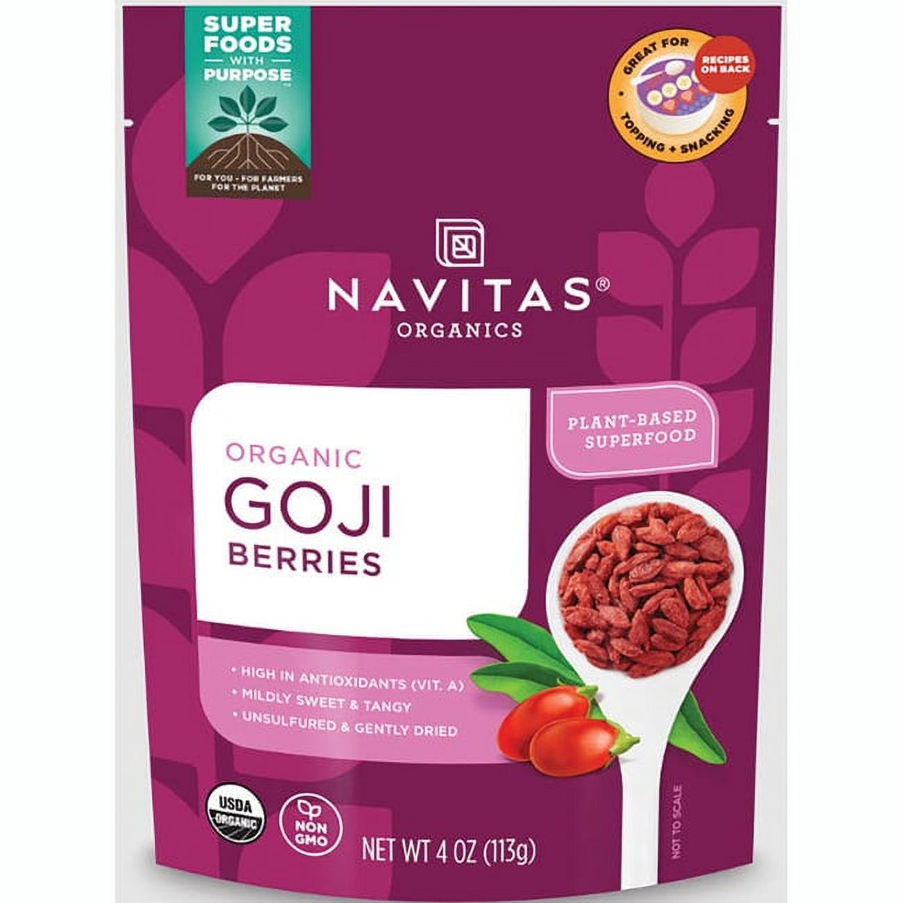 Navitas Organics - Sun-Dried Goji Berries - 4 oz. - image 1 of 2