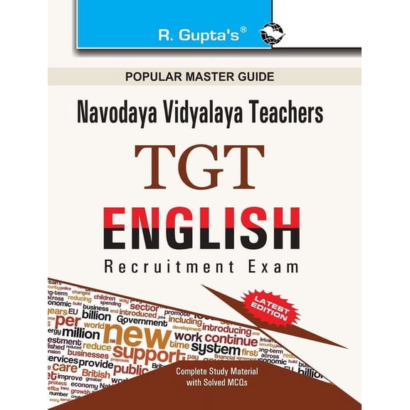 Navodaya Vidyalaya: TGT (English) Recruitment Exam Guide, (Paperback)
