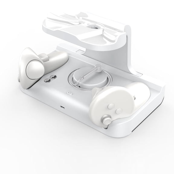 Navor Magnetic Charging Dock Compatible with Meta Quest 3, RGB LED Fast Charging Station for Headset & Controllers
