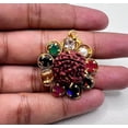thumbnail image 1 of Navratan Gems Panchmukhi Rudraksha Navratna Locket – Five Mukhi Rudraksha with Nine Gemstones for Balance & Spiritual Alignment, 1 of 5