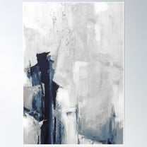 Navy 1 Poster Wall Art, Modern Wall Decor For Living Room Bedroom, 8x12 UNFRAMED