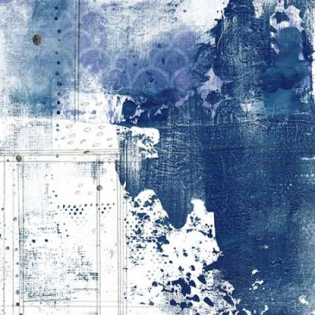 Navy Abstract I Canvas Art - Sarah Ogren (24 x 24)