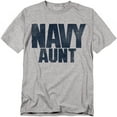 thumbnail image 1 of Navy T-Shirt Aunt Unisex Graphic Tee For Men & Women, 1 of 7