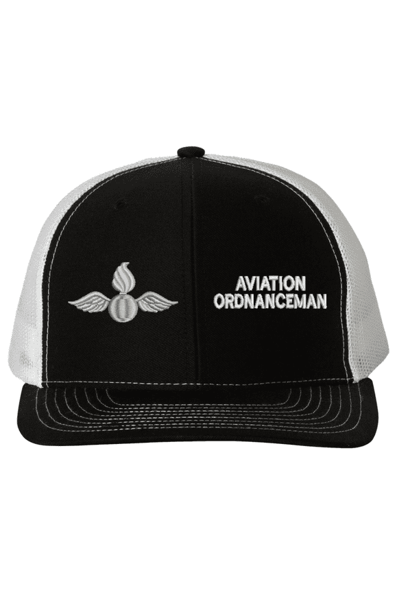 Navy Aviation Ordnanceman (AO) Rating USA Mesh-Back Cap