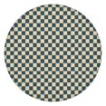 thumbnail image 1 of Navy and Beige Checkerboard Pattern Round Fitted Tablecloth with Elastic Edge,Dining Table Cover Waterproof,Outdoor Round Tablecloth for Camping,Dining,Indoor and Outdoor, 1 of 7