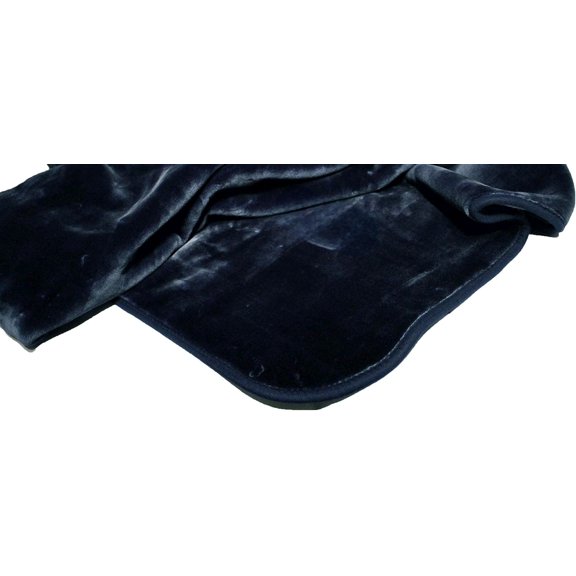 Navy Blanket Queen Size Blue Color Korean Mink Throw Velvet Faux Fur Blankets Soft Thick Heavy Plush Reversible Bed comforters bedspreads Bedding Comforter (Navy, Queen)$$Home Decor, Kitchen, & Other