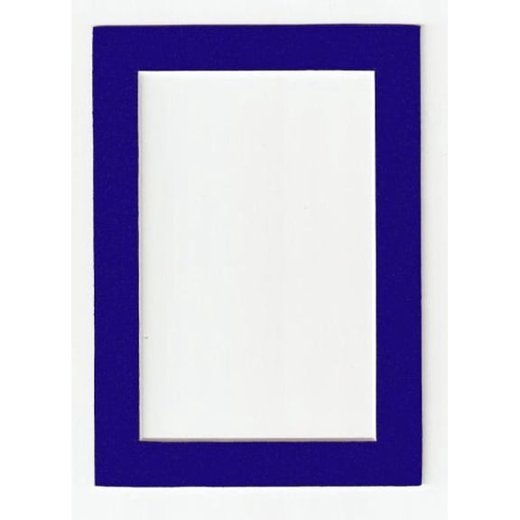 Navy Blue Acid Free Picture Frame Mat, For 16x20 Image & 20x24 Frame