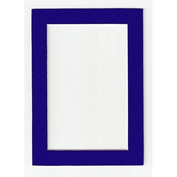 Navy Blue Acid Free Picture Frame Mat, For 16x20 Image & 20x24 Frame