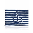 thumbnail image 1 of Navy Blue Anchor Nautical Wall Art for Living Room,Canvas Picture Wall Decor for Bathroom Bedroom,Navy Blue Striped Farmhouse Painting Artwork for Office Kitchen Hallway Dining Room Decor 24"x32", 1 of 8