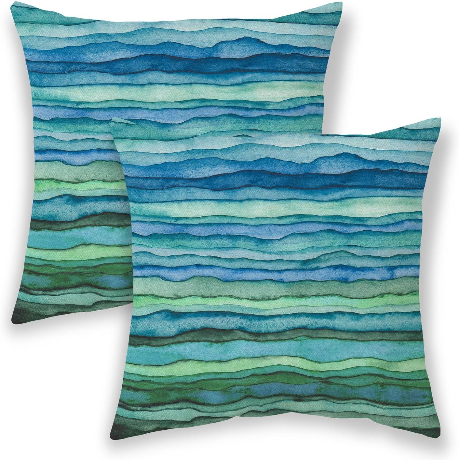 Aqua and navy outdoor pillows 2025