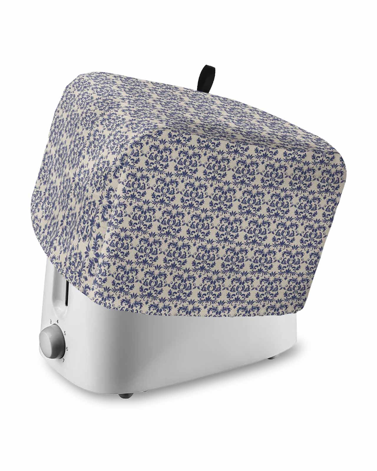 Navy Blue Baroque Toaster Cover 2 Slice, Small Kitchen Appliance Covers ...