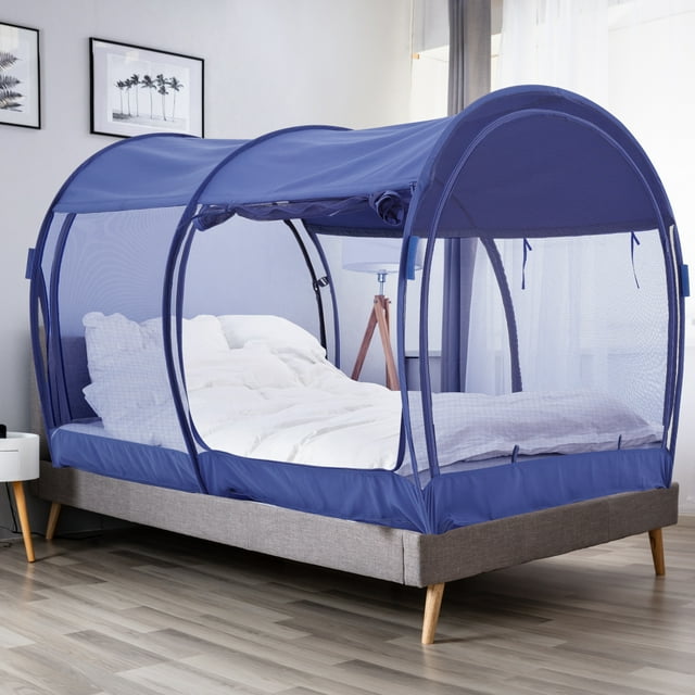 Navy Blue Bed Tent, by Alvantor, Lightweight - Walmart.com