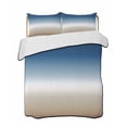 thumbnail image 1 of Navy Blue Beige Ombre Cream Summer Quilt Set Queen Size,Soft Quilted Bedding Set with 2 Pillow Shams,Modern Abstract Art Aesthetics Lightweight All Season Bedspread Coverlet for Bedroom 90"x96", 1 of 6