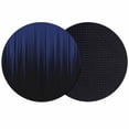 thumbnail image 1 of Navy Blue Black Ombre Coasters Set of 2, Absorbent Coasters for Drinks, Modern Abstract Striped Gradient Coaster for Desk Coffee Table Protection, Home Decor House Warming Gifts 4", 1 of 8