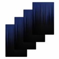 thumbnail image 1 of Navy Blue Black Ombre Kitchen Dish Towels for Drying Dishes Set of 4, Modern Abstract Striped Gradient Waffle Weave Microfiber Hand Tea Bathroom Towels Quick Dry & Absorbent Towel 15.7x23.6, 1 of 7