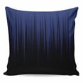 thumbnail image 1 of Navy Blue Black Ombre Pillow Covers 18x18 Inch Decorative Throw Pillow Cover, Modern Abstract Striped Gradient Sofa Pillowcases Accent Cushion Case Home Decor Bedroom Living Room, 1 of 6