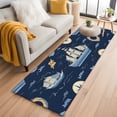 thumbnail image 1 of Navy Blue Boat Coastal Kitchen Runner Rug 2x6 Washable Runners for Hallway Non Slip Summer Sea Beach Ocean Nautical Large Area Rug Indoor Floor Carpet for Bathroom Laundry Entryway Bedroom, 1 of 8