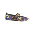 thumbnail image 1 of Nufoot Women's Futsoles Soft-Sided Shoes, Navy Blue Bohemian, Large, 1 of 2
