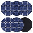 thumbnail image 1 of Navy Blue Boho Coasters Set of 6, Absorbent Coasters for Drinks, Farmhouse Abstract Floral Aesthetic Coaster for Desk Coffee Table Protection, Home Decor House Warming Gifts 4", 1 of 8
