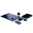 thumbnail image 1 of Navy Blue Bonded Leather 7-Piece Desk Set, 1 of 1