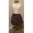 thumbnail image 1 of Navy Blue & Bronze Print Skirt, Size 4T, 1 of 1