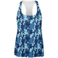 thumbnail image 1 of Navy Blue Camo All Over Womens Work Out Tank Top Multi X-LG, 1 of 2