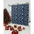 thumbnail image 1 of Navy Blue Christmas Shower Curtain, Xmas Tree Elk Christmas Waterproof Washable Boho Funny Cute Shower Curtains Set for Bathroom Farmhouse Bathtubs Decor with Hook, 36"Wx72"L, 1 of 7