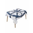thumbnail image 1 of Navy Blue Coastal Table Cloth, Nautical Summer Rudder Vintage Waterproof Tablecloth for Rectangle Tables, Reusable Washable Fabric Table Cover for Restaurant Kitchen Dining Tables 60"x102", 1 of 6