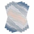 thumbnail image 1 of Navy Blue Coastal Wave Kitchen Towels Set of 4, Water Absorbent Dish Towel, Summer Modern Ocean Beach Decorative Hand Towels - Quick Drying Cloth for Cooking Baking, 18x28 Inch, 1 of 8