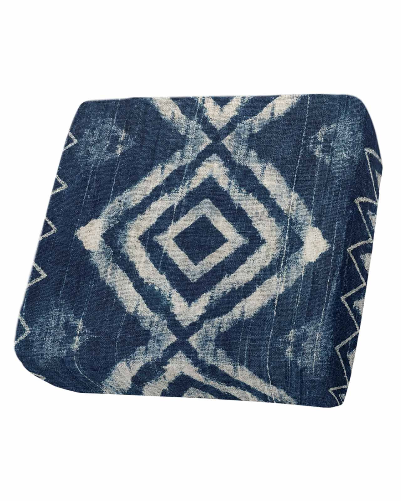 Navy Blue Couch Cushion Covers Stretch, Washable Sofa Seat Covers Individual Seat Cushion Sofa Slipcovers Vintage Tribal Abstract Geometric Tie Dye Art Couch Cover Furniture Protector S-1PCS