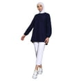 thumbnail image 1 of Navy Blue - Crew neck - Tunic - Refka, 1 of 5