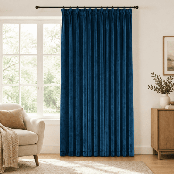 Navy Blue Curtains 80