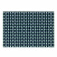 thumbnail image 1 of Navy Blue Cutting Board, Floral and Point Design with Green Round Abstract Pattern Print, Decorative Tempered Glass Cutting and Serving Board, Small Size, Navy Green and White, by Ambesonne, 1 of 1