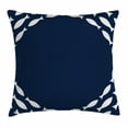 thumbnail image 1 of Navy Blue Decor Throw Pillow Cushion Cover, Ocean Navy Themed School of Cute Fish Swimming in a Circle Print, Decorative Square Accent Pillow Case, 20 X 20 Inches, Navy Blue and White, by Ambesonne, 1 of 2