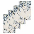 thumbnail image 1 of Navy Blue Eucalyptus Kitchen Dish Towels for Drying Dishes Set of 4, Farmhouse Weeping Leaves Linen Waffle Weave Microfiber Hand Tea Bathroom Towels Quick Dry & Absorbent Towel 15.7x23.6, 1 of 7