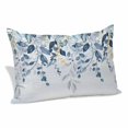thumbnail image 1 of Navy Blue Eucalyptus Leaves Pillow Covers 16"x24", Retro Country Leaf Botanical Soft Brushed Microfiber Breathable Throw Pillow Covers, Decorative Pillowcase with Zipper for Couch Sofa Bedroom, 1 of 9