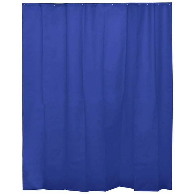Navy Blue Extra Long Shower Curtain Liner Plastic 71"W x 79"H