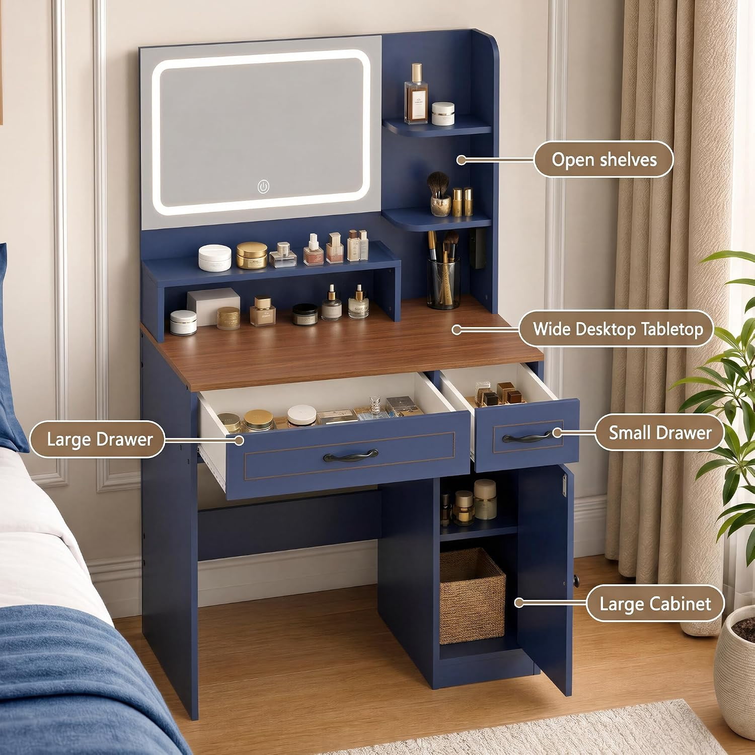 Blue Vanity