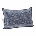 thumbnail image 1 of Navy Blue Floral Boho Pillow Covers, Linen Long Throw Pillow Case, Ethnic Tribe Abstract Art Flower Holiday Pillow Protector Decorative Cushion Cover for Living Room/Bedroom 20" x 36", 1 of 8